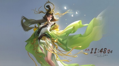 唯美治愈古风猫咪女神