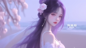 唯美治愈女孩