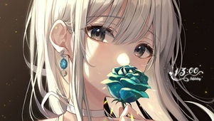 可爱玫瑰女孩