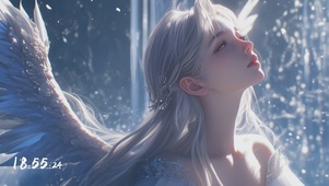 雪夜天使女孩