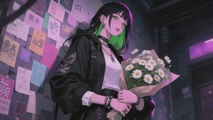 巷中女孩