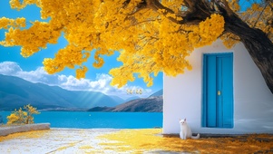 海边桂花树