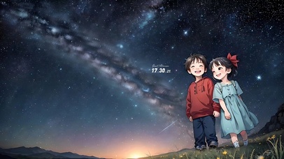 夜晚星河