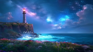 星空梦幻灯塔