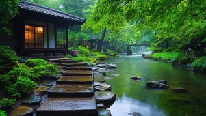 溪流小屋钓点