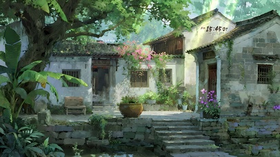 中式复古建筑小屋