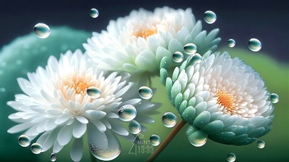 4K清新有氧晨露