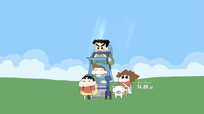 小新一家的春游