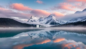雪山湖泊
