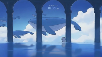 极简 梦核意境 云霄鲸梦