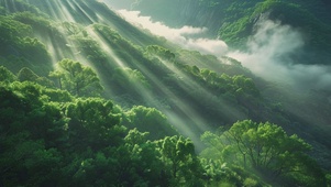 呼吸的森林氧气