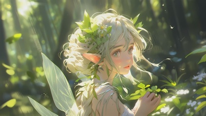 4K 可爱精灵公主