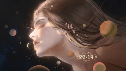 唯美治愈星星女孩