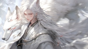 唯美狐耳少年