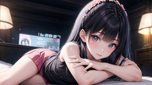 4k可爱短裙女孩