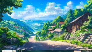 山村小路主题