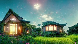 荧光森林小屋