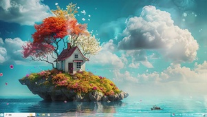 唯美海景AI-桌面主题