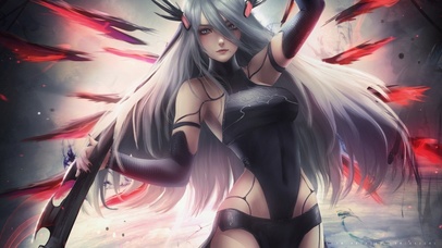 尼尔a2长发性感美女4k