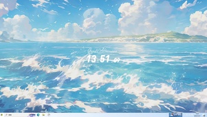 耀眼海边