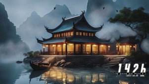 古风海景