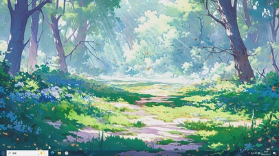 花径柔光-桌面主题(风景动态壁纸) - 动态壁纸下载 - 元气壁纸