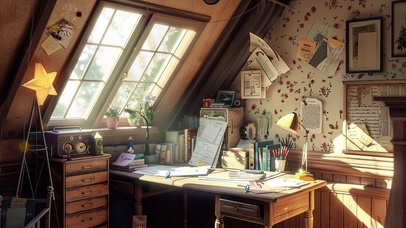 旧日阁楼学习时光