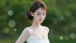 清新治愈护眼美女