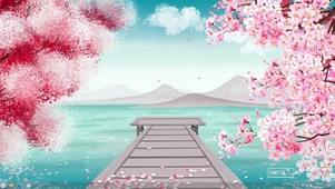 樱花桥（含音乐频、时钟、天气）