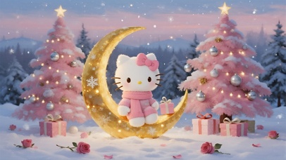 梦幻冬日Hello Kitty