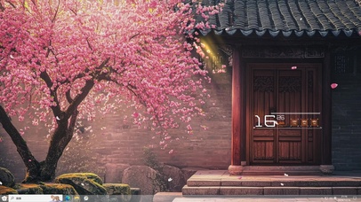 古风小院-桌面主题