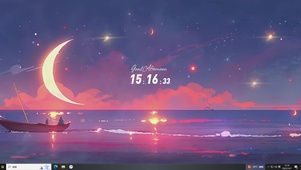 月下枫林晚