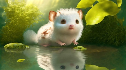水边的小老鼠
