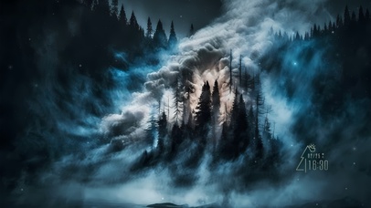 治愈烟雾神秘森林