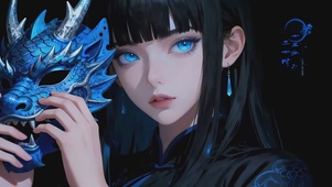 暗黑国风龙神少女