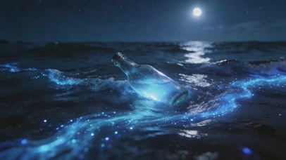 发光漂流瓶