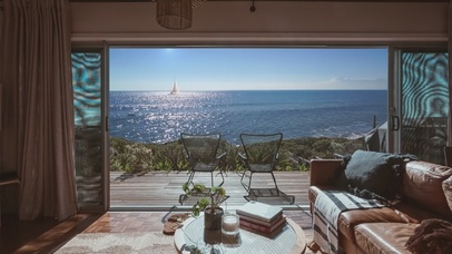 唯美治愈休闲海景房间