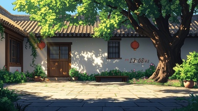 我家园中有棵树