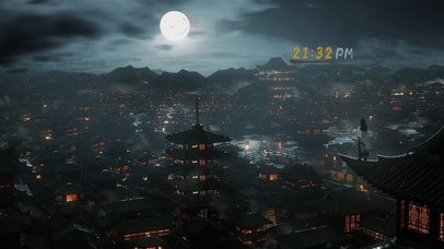  唯美古风长安城