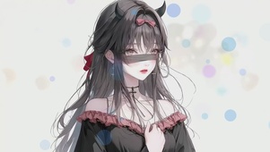 神秘优雅的少女