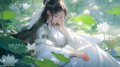 美人兮，见之不忘