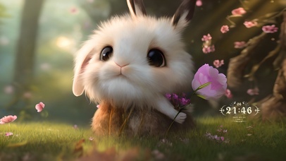 4k森林大脸兔兔