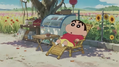 可爱摆摊的小新