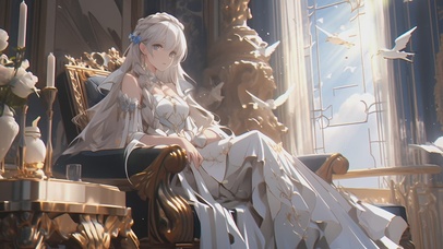 【3D动态】清纯卡通少女