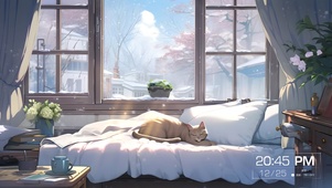睡觉的猫咪