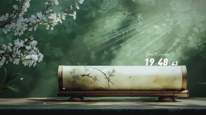 简约AI清新插画