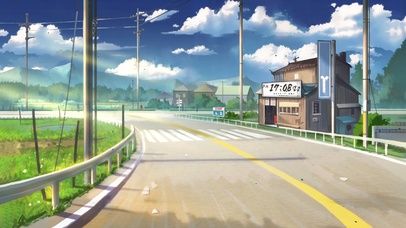 4K唯美乡村十字路口