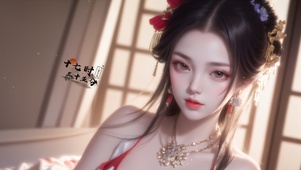 4K唯美清纯古风游戏女神