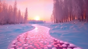 浪漫的下雪天