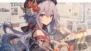 复古风动漫女孩